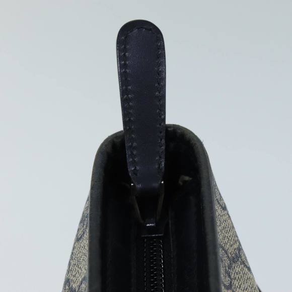 GUCCI GG Supreme Shoulder Bag PVC Outlet Navy 388924 Auth 73108 - Picture 9 of 16